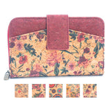 Floral Cork Wallet