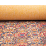 Cork fabric tile with mosaic design COF-289 - CORKADIA