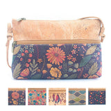Portuguese Printed Cork Crossbody Bag