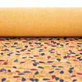 Wholesale fabric Cork leather vine leaves