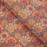 Cork fabric tile with mosaic design COF-289 - CORKADIA