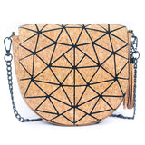 Geometric Cork Crossbody