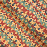 Vibrant cork fabric - Christmas tree pattern