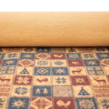 Natural cork Christmas Fabric Collection Christmas tree pattern COF-332 - CORKADIA