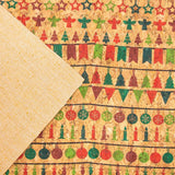 Natural cork Christmas Fabric Collection Christmas pattern COF-326 - CORKADIA