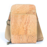 Eco-Friendly Phone Bag: Stylish Cork with Multiple Compartments