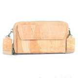 Eco-Friendly Phone Crossbody: Stylish Cork & Organized