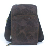 Eco-Friendly Phone Bag: Stylish Cork with Multiple Compartments