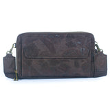 Eco-Friendly Phone Crossbody: Stylish Cork & Organized