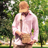 Mens vegan cross body shoulder bag