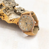 Handmade Eco-Friendly Cork Watch: Unisex (WA-187)