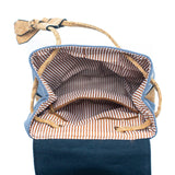 Azure Cork and Cotton Backpack BAG-2078-A