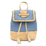 Vegan backpack for girls made in Portugal from Cork material
