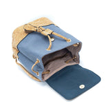 Azure Cork and Cotton Backpack BAG-2078-A