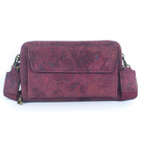 Eco-Friendly Phone Crossbody: Stylish Cork & Organized