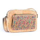 Printed Cork Crossbody Purse BAGF-071