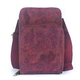 Eco-Friendly Phone Bag: Stylish Cork with Multiple Compartments