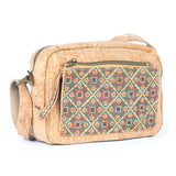 Printed Cork Crossbody Purse BAGF-071