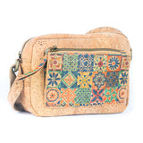 Printed Cork Crossbody Purse BAGF-071