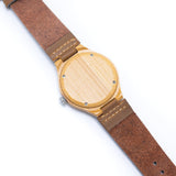 Back of eco-friendly men's watch