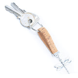 Dragonfly pendant colorful cork keychain  I-067