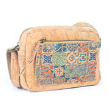 Printed Cork Crossbody Purse BAGF-071