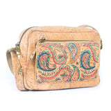 Printed Cork Crossbody Purse BAGF-071