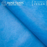 Blue washable paper fabric 100x100cm