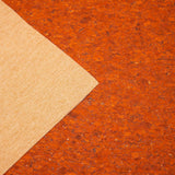 Orange cork textile sheet Portuguese cork fabric Agglomerate black COF-359 - CORKADIA