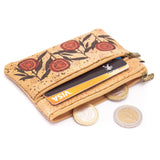 Camellia Cork Mini Pouch