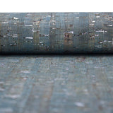 Turquoise green with silver cork textile sheet COF-366 - CORKADIA