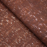 Brown with silver cork textile sheet COF-368 - CORKADIA