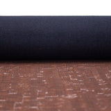Brown with silver cork textile sheet COF-368 - CORKADIA