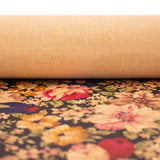 Flower pattern fabric made from Cork COF-372 - CORKADIA