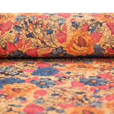 Rose flower pattern Cork fabric COF-378 - CORKADIA