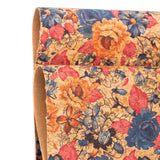 Rose flower pattern Cork fabric COF-378 - CORKADIA
