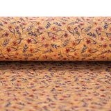Flowers and grass pattern Cork fabric COF-390 - CORKADIA