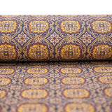 Tile style pattern natural cork fabric  COF-401 - CORKADIA