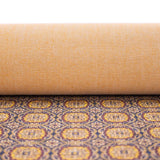 Tile style pattern natural cork fabric  COF-401 - CORKADIA