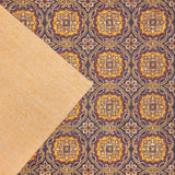 Tile style pattern natural cork fabric  COF-401 - CORKADIA