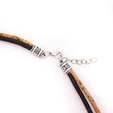 Ceramic tile pattern pendant handmade necklace N-205-B-5