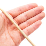 Beige cork cord 10m length