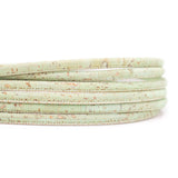 Eco-Friendly Creativity: Green 5mm Round Cork Cord