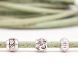 Eco-Friendly Creativity: Green 5mm Round Cork Cord