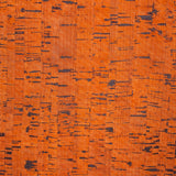 Orange Portuguese Cork Fabric Rustic COF-184