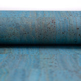 Turquoise blue Portuguese Cork Fabric COF-125 - CORKADIA