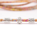 Cordon rond en liège Rainbow 3mm COR-356 (10 mètres)