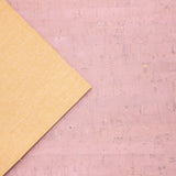 Elevate Your Crafts with Sustainable Style: Premium Pink Cork Fabric