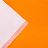 Tissu papier lavable orange papier kraft 100x80cm PAF-18