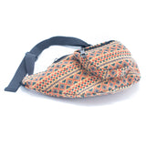 Eco-Friendly Waist Bag: 16 Cork Prints, Multi-pocket